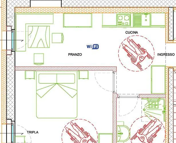 La Marmote Diffuso Di Testeons Apartment *